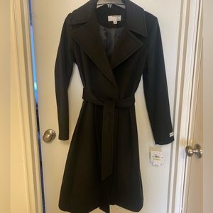 Anne Klein Belted Wrap Coat